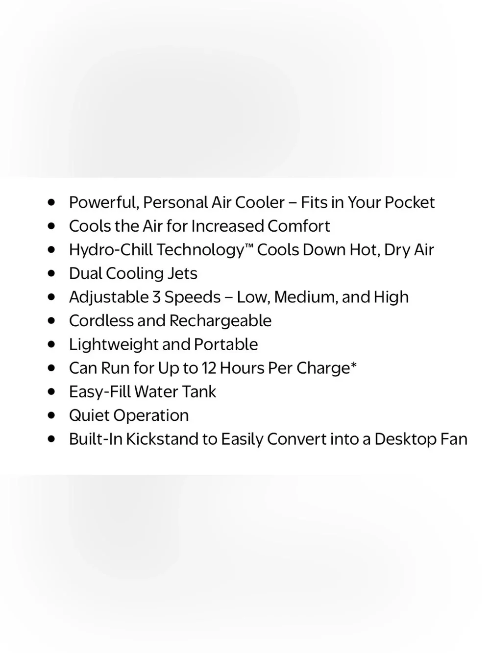Pocket Chill Portable Personal Air Cooler - Picture 15 of 16